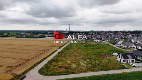 Działka budowlana 1000 m2 - Pszenno, spokojne osiedle domów