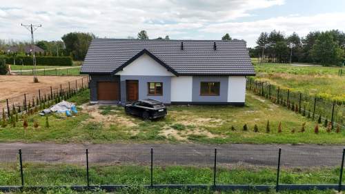 Nowy dom 180 m z garażem, pompą ciepła i działką 1106 m