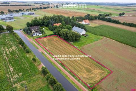 Działka inwestycyjno-budowlana Kurzętnik