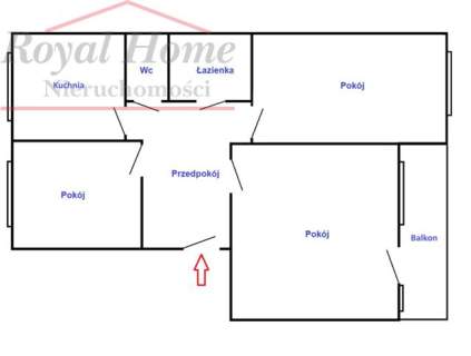 Przestronne w pełnym rozkładzie 3-pok. z balkonem.