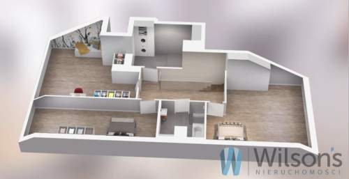 Mieszkanie 179,39 m2, balkon 12,47 m2 Ursus
