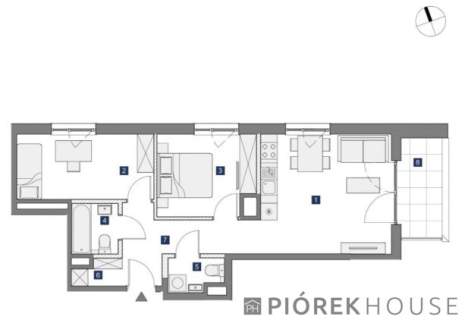3-pokojowe mieszkanie na Ursynowie
