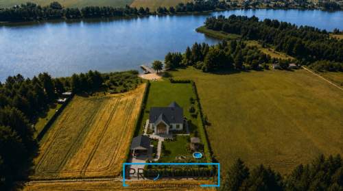Duża działka z linią brzegową jeziora,Skarlin