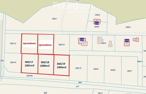 Klimatyczne działki w Jantarze nieopodal lasu