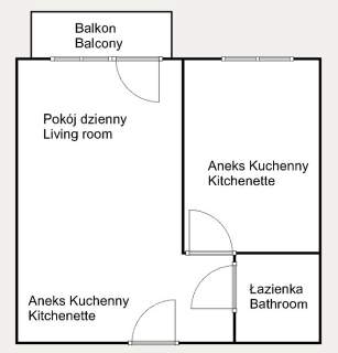 2-pokojowe mieszkanie 40m2 przy ulicy Wrocławskiej