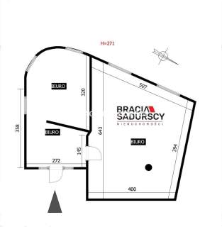lokal biurowy 44 m2 Prądnik Biały biurowiec