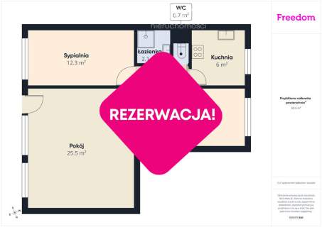 3 pokojowe mieszkanie tuż przy Parku Piaskówka 