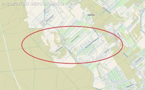 Józefów, Nieporęt, 1300 m2, MPZP mieszkaniowa