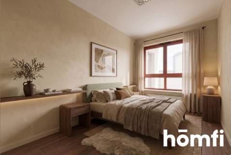 Sady Żoliborskie 63 m2 3 pokoje komórka loggia