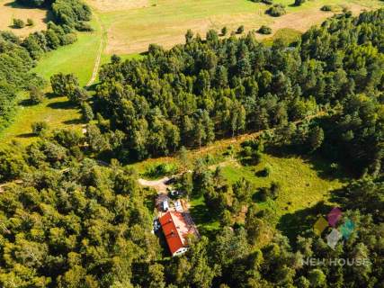 Woryty, budowała działka 1085 m2, Jezioro, las