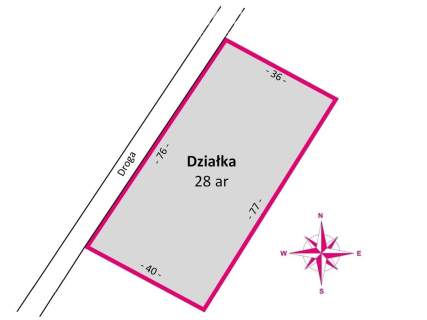 Działka 2883 m przy lesie Tarnobrzeg Ocice