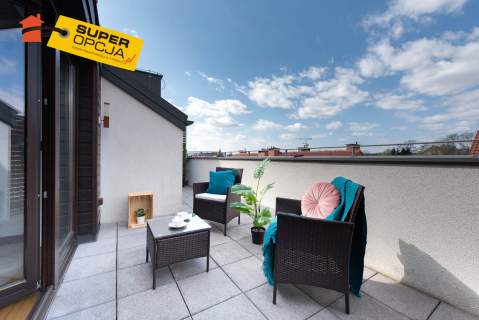 Nowoczesny Apartament z tarasem z widokiem