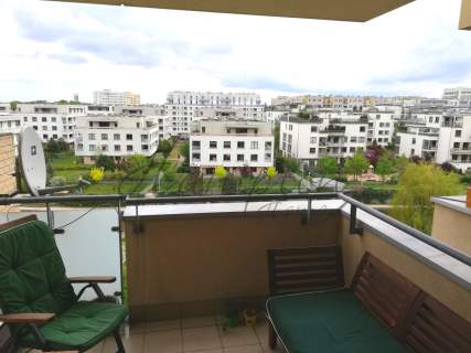 3 Pokojowe Marina Mokotów widok na jezioro