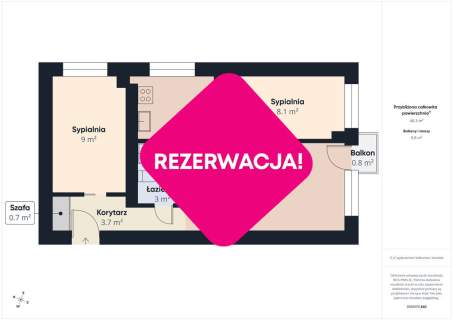 3 pokoje z balkonem i pięknym widokiem