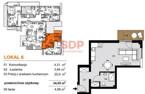 Apartament 1-pokojowy Strefa saun Karpacz Blisko centrum taras