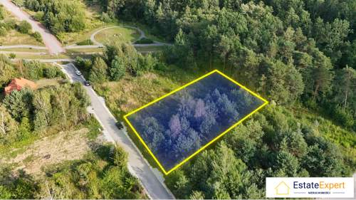 Działka budowlana przy ścianie lasu 962 m2 w Bilczy, gm. Morawica
