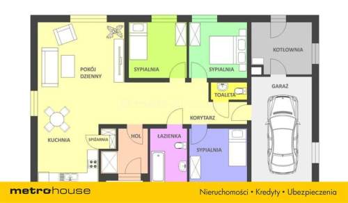 Dom z możliwością adaptacji poddasza 132m2