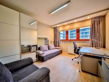 Oxygen residence Browary Warszawskie Widok na City