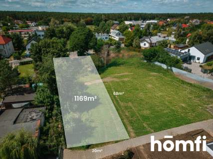 Działka Wrzosy ulica Warzywna 1169 m2