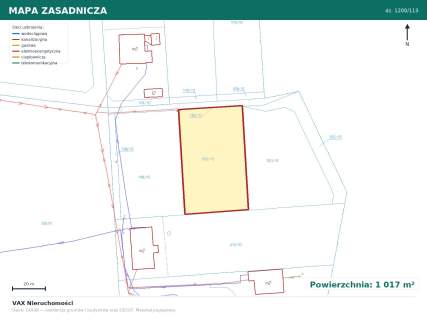 Działka na sprzedaż Mikołów, Bujaków 1 017 m