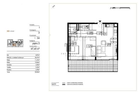 Apartament 67 m2 nad jeziorem Ukiel Warminski Port