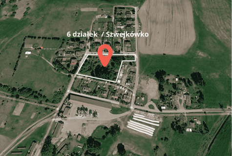 6 działek budowlanych Szwejkówko serce Mazur 3 km od Śniardw