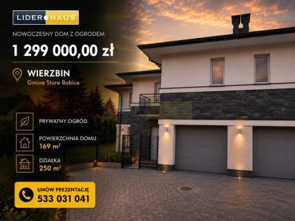 Nowoczesny lokal z ogrodem i garażem 169 m 