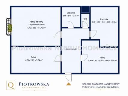 Mieszkanie na sprzedaż, 48,2 m2, Sieradz