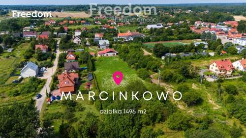 Działka 1496 m wniosek WZ, Marcinkowo, Mrągowo