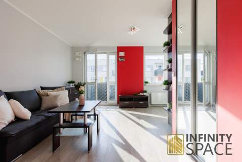 Studio z balkonem Niski czynsz Apartamentowiec