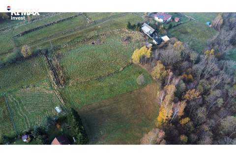 Działka budowlana 25 arów gm. Radziechowy