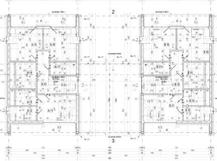 Nowoczesne osiedle w lesie, domy 155 m2