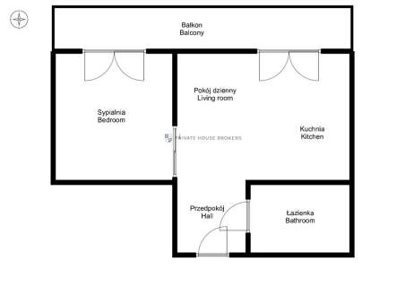 2 pokojowe mieszkanie z garażem ul Hallera, 36m2