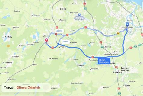Glincz 1246 m2 z wz, mediami, płaska