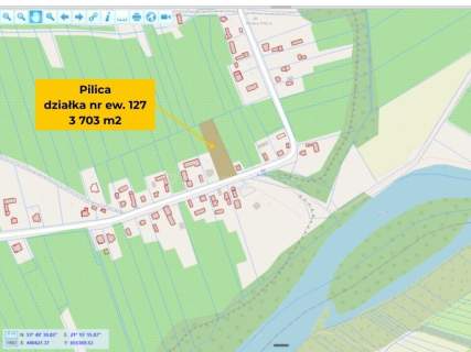 Malownicza działka 3703 m nad rzeką Pilicą