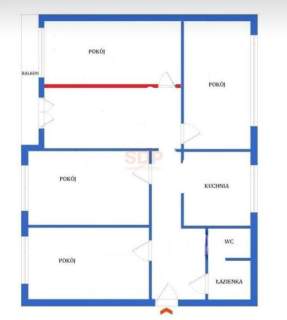 Nowa Cena 4 pokoje balkon