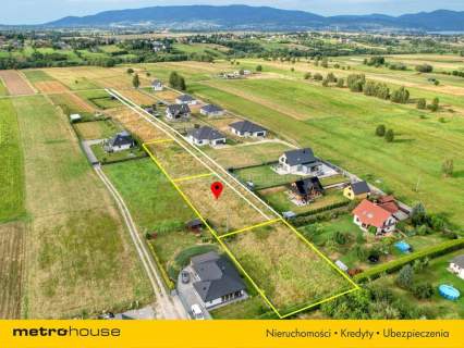 Piękna, widokowa, budowlana 900 m2 w Lipowej