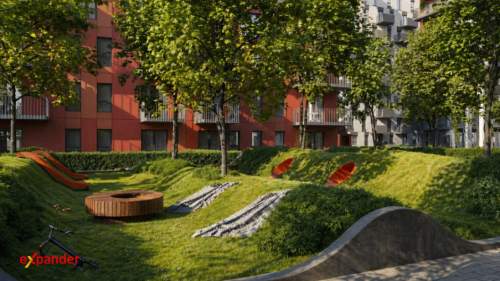 Komfortowy apartamant z dużym balkonem