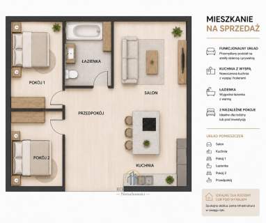 Mieszkanie 48,10 m Świdnik , Hallera po remoncie