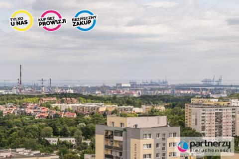 Morena, 4 pokoje na 14 piętrze z widokiem na morze