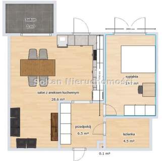 Bielany Residence Metro Balkon zieleń 