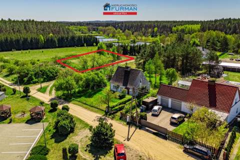Działka z możliwością zabudowy blisko las i rzeka