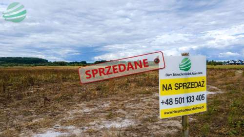 Działka budowlana w Jezierzanach 856 m2 na sprzed