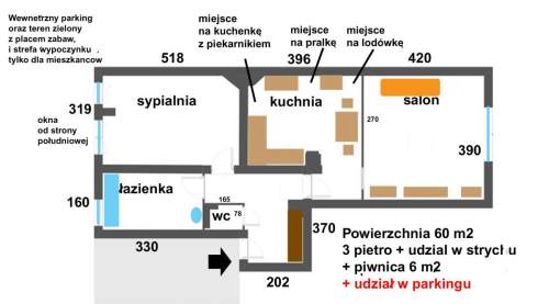 BEZ PROWIZJI, Z PARKINGIEM STRYCH