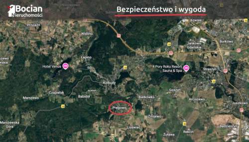 Uzbrojona, płaska działka Pręgowo