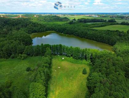 Widokowe działki nad Jeziorem otoczone lasem