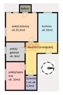 3 pokoje, 2 miejsca postojowe, balkon, blisko placu grunwaldzkiego.
