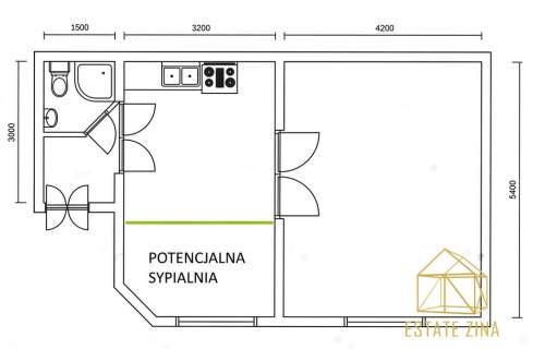 Kazimierz Ocieplone 2 pokoje 44 m 