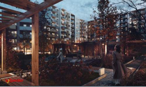 2-pokojowe mieszkanie z balkonem 35,7 m 