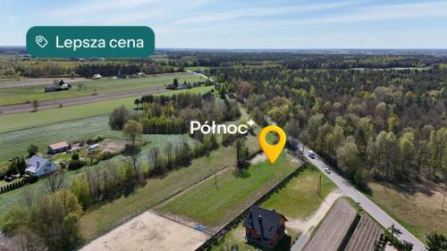 Działka ze stawem 2412 m Aleksandrów